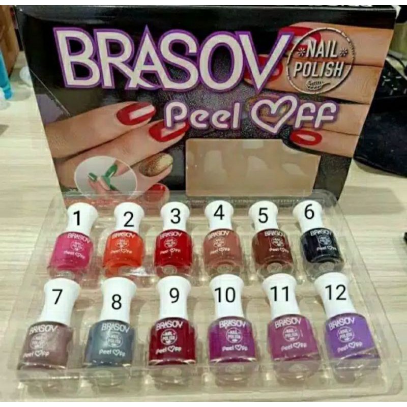 NAIL POLISH BRASOV KUTEK KUTEX PEEL OFF  HALAL KUTEKS MUSLIM ecer