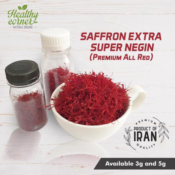 

Bunga Saffron Ori 1 gr - Safron Extra Super Negin Iran BERGARANSI