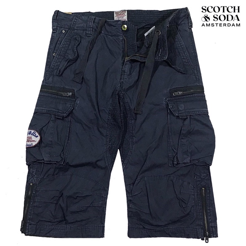 celana pendek cargo second original pria