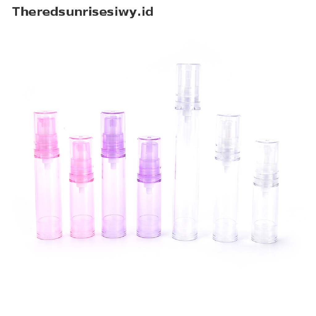 # Alat Rumah Tangga # 1 Pc Botol Pompa Kosong Wadah Lotion Kosmetik Ukuran 5 / 10 / 15ml Untuk Travel