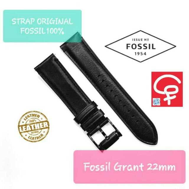 STRAP KULIT ASLI FOSSIL ASLI 100% ORIGINAL TOWNSMAN GRANT NEUTRA MINIMALIS
