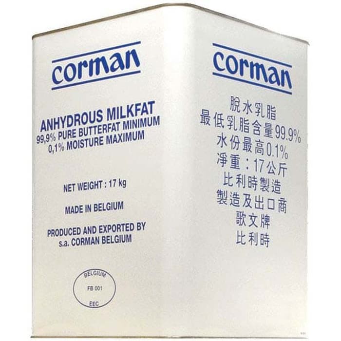 

CORMAN PI-3 AMF 99.9% Fat 17 kg Butter Anhydrous Milk Fat