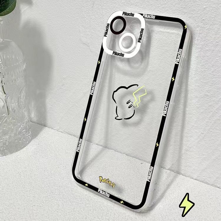 Soft Case Silikon TPU Transparan Untuk Iphone 12 13 mini Se 2020 6 6S 7 8 Plus X XS XR 11 Pro Max