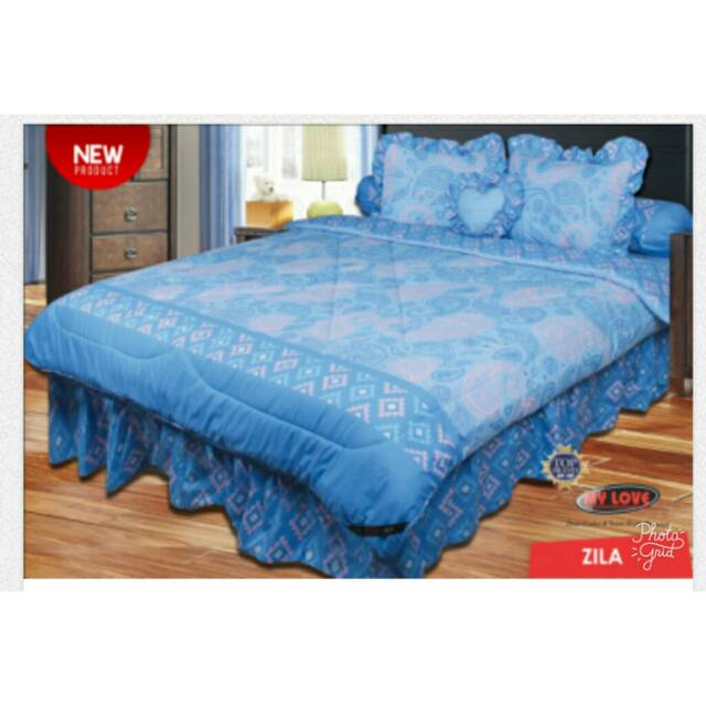 SEPRAI MY LOVE ZILA ( Tinggi seprai 30 cm)