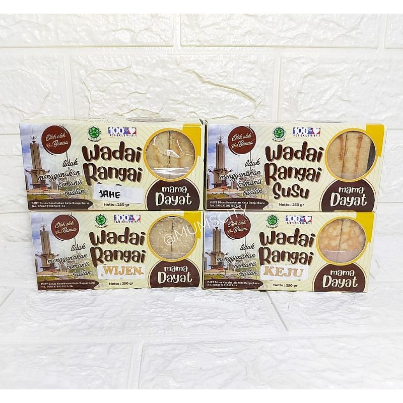 

Wadai Rangai Susu Mama Dayat - Kue Rangai Khas Banjar - Kemasan Kotak