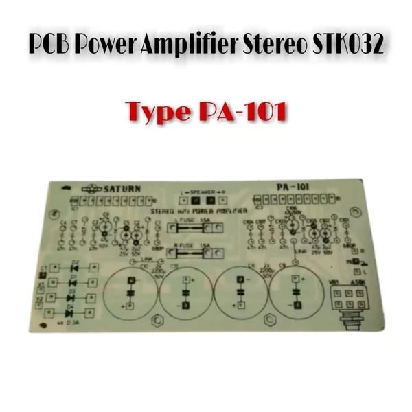 PCB Stereo Power Amplifier STK032 PA-101