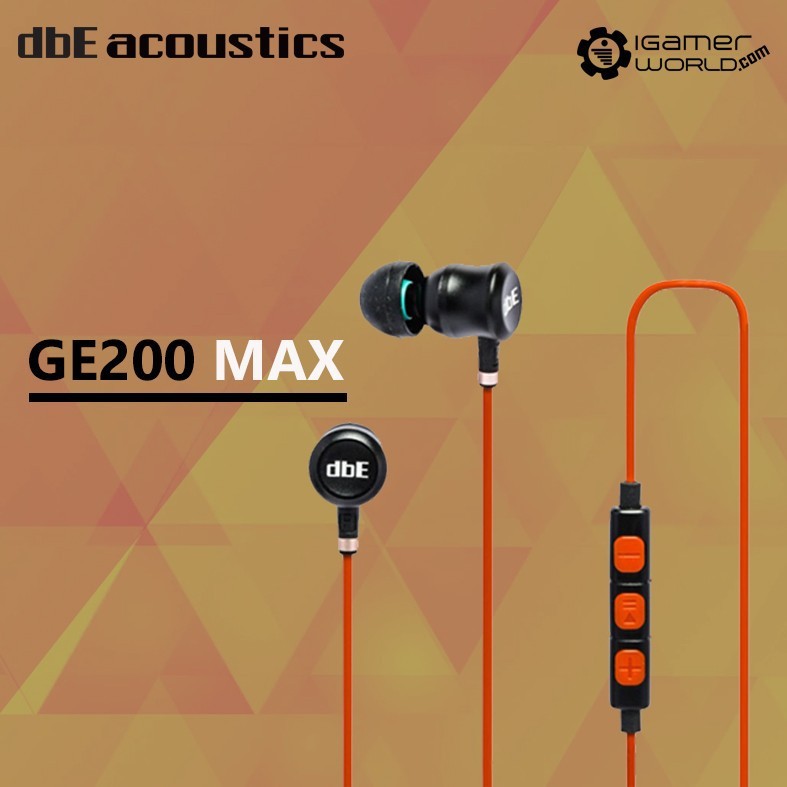 dbE GE200 Max Dual Driver Gaming Earphone