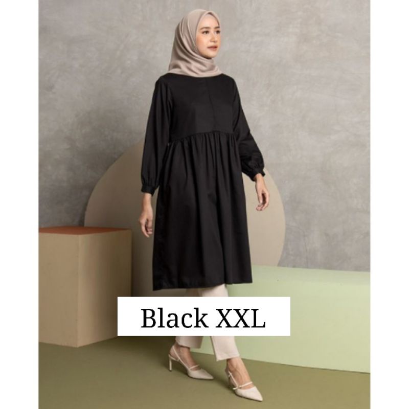 Calla Plain Tunik Heaven Lights Black XXL Calla Tunik Heaven Lights