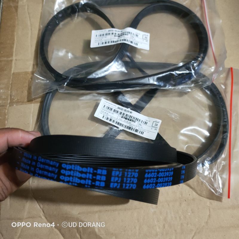 FANBELT MESIN CUCI MIDEA 1270