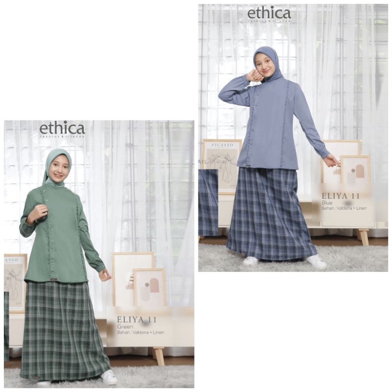 ELIYA 11 GREEN BLUE setelah Ethica termurah
