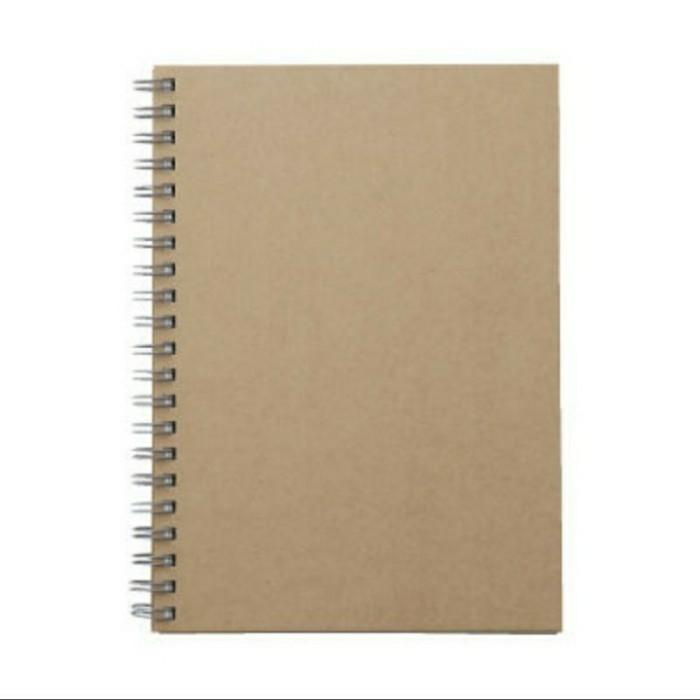 

Jurnalku Muji Double Ring Note Plain 80 Sheet - Notebook Polos