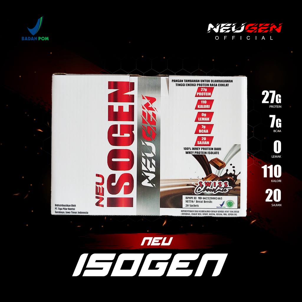 Neugen Sports Neu Isogen 20 Sachet Whey Protein Isolate