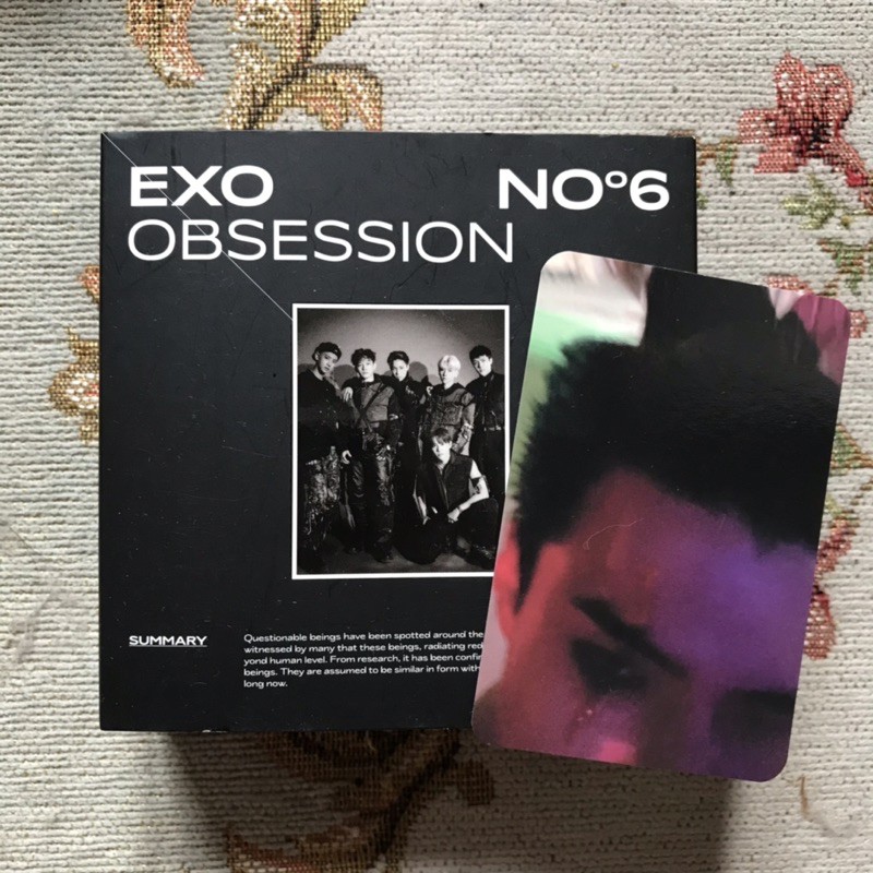 EXO obsession kihno Sehun photocard