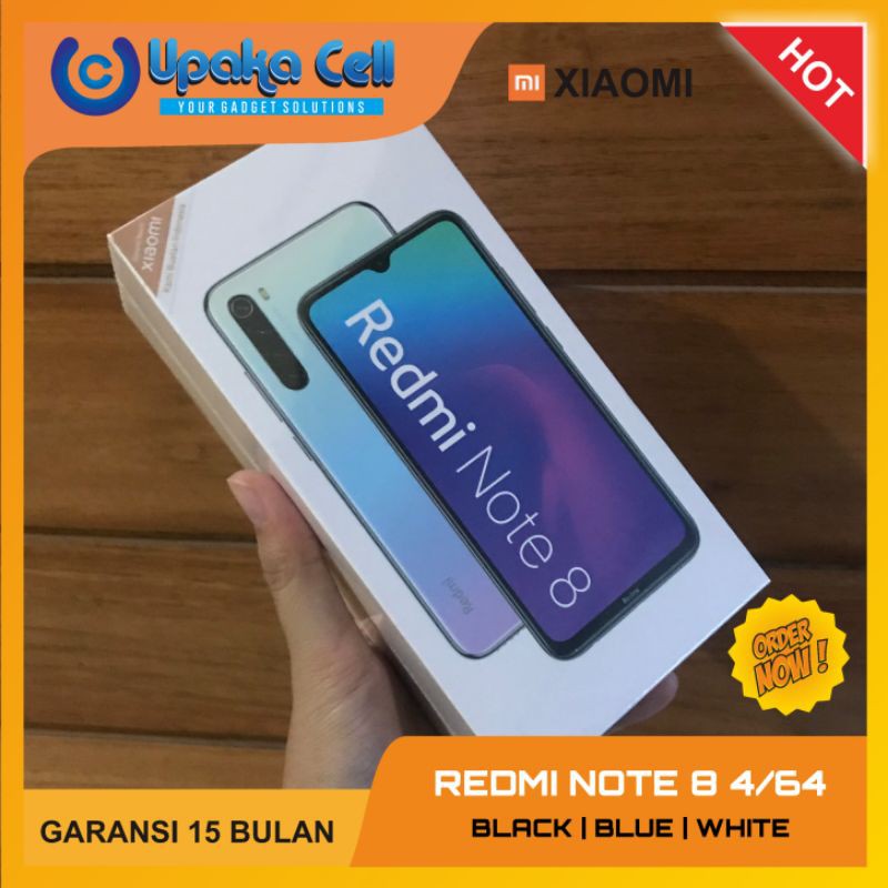 REDMI NOTE 8 4/64 BLUE | BARU RESMI