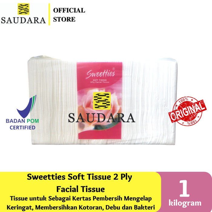 Sweetties Facial Tissue (1000 Gram)