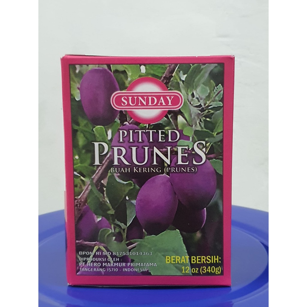 

Prunes Kering/Pitted Prunes Sunday 340g