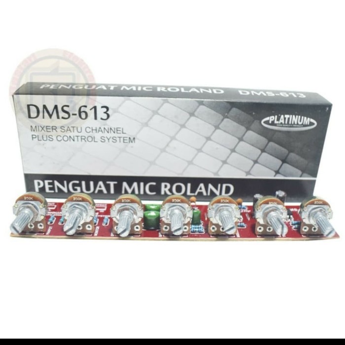 Kit Mixer Tone kontrol DMS 613 Platinum Penguat Mic Roland / DMS613