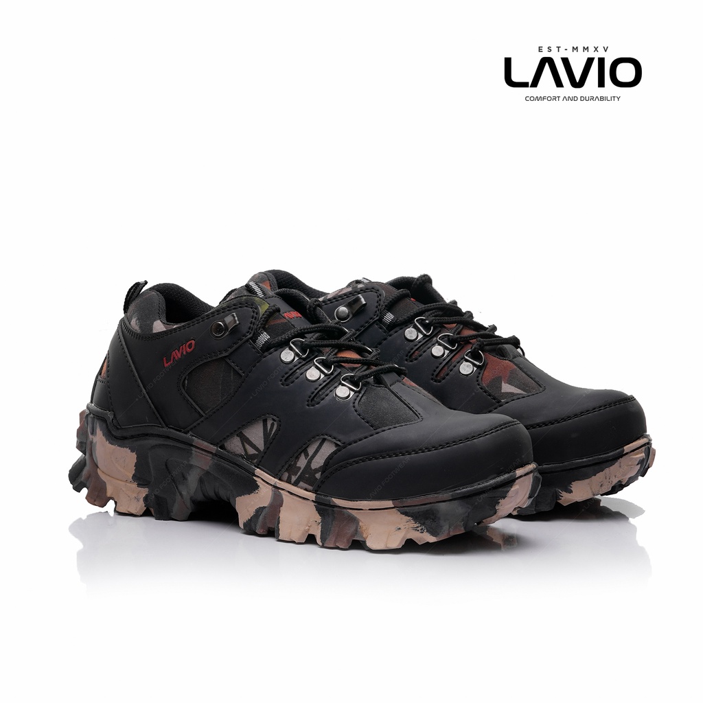 Sepatu Safety Boots Pria Ujung Besi Safty Terbaru Lavio Shortka