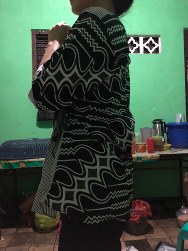 Batik Wanita Asj Sa Hrb026 Kenongo Kemeja Tosca Pendek