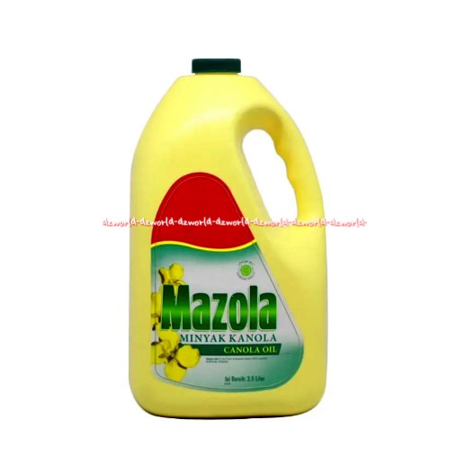 Mazola Canola Oil 3.5L Minyak Goreng Kaya Omega 3 Minyak Bebas Kolestrol Minyak Kanola Oils Mazolla 3.5 Litter