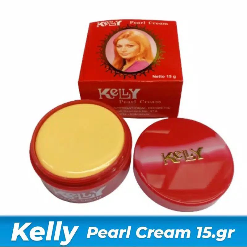 Kelly Pearl Cream 15gr Kemasan besar / 5gr Kemasan Kecil