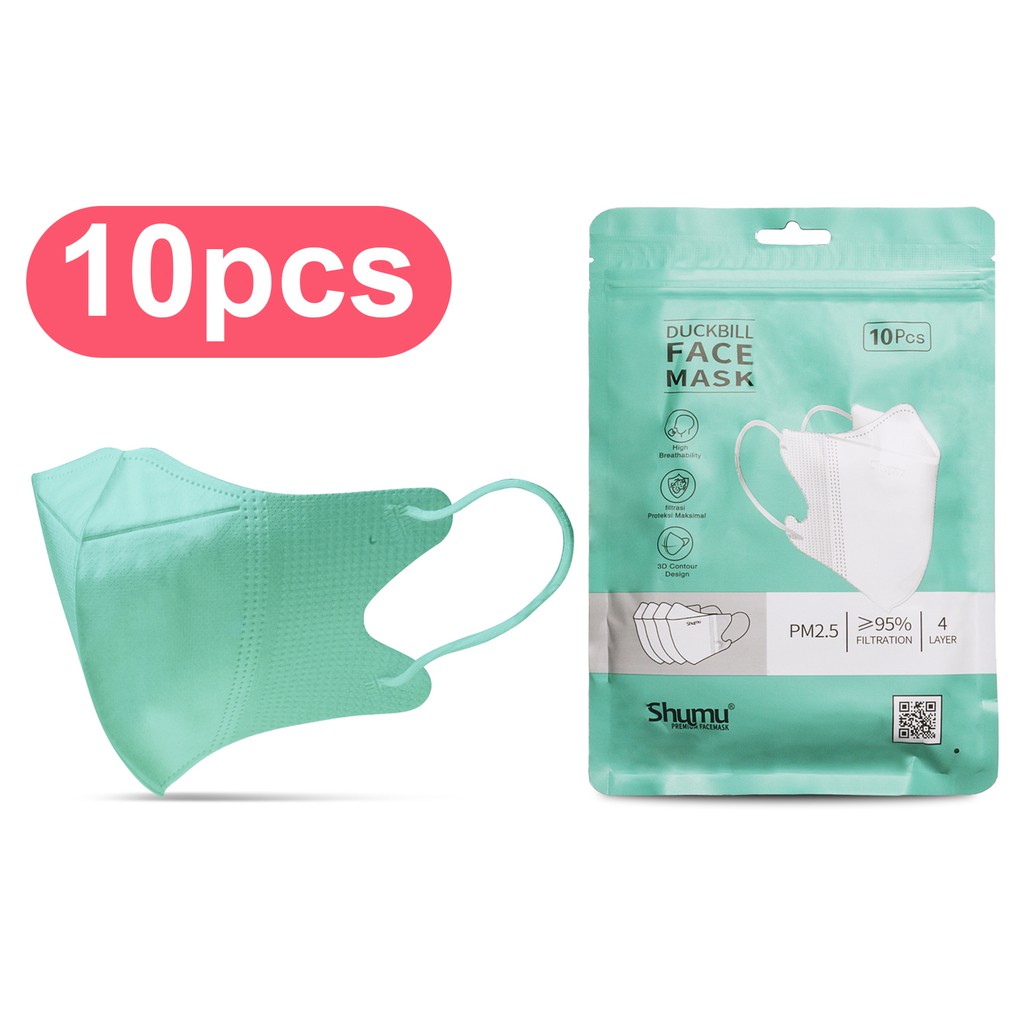 Masker Surgical Mask 4 Ply Duckbill SHUMU Originall