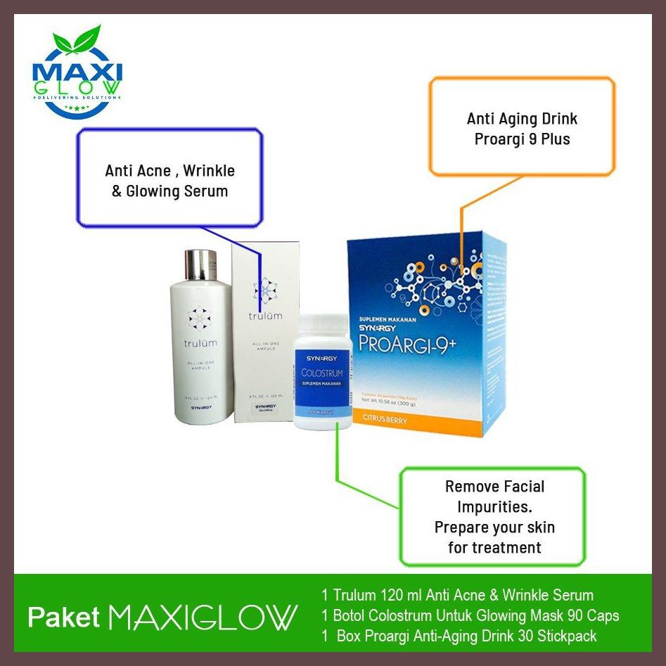Maxi Glow Program Instant Glowing BPOM Alami Dan Ampuh