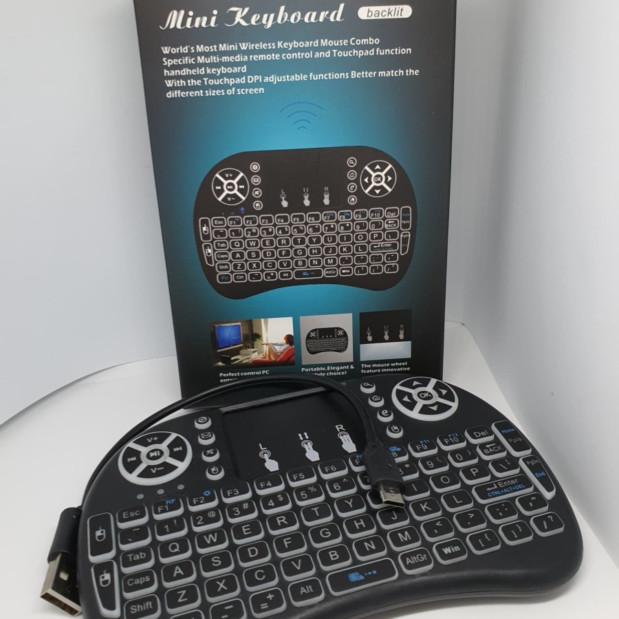 Mini keyboard Backlit Wirelless led