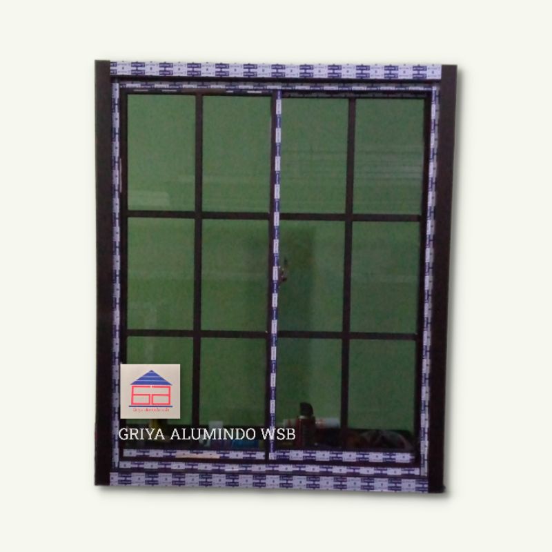 jendela sliding ornamen ukuran 100×120