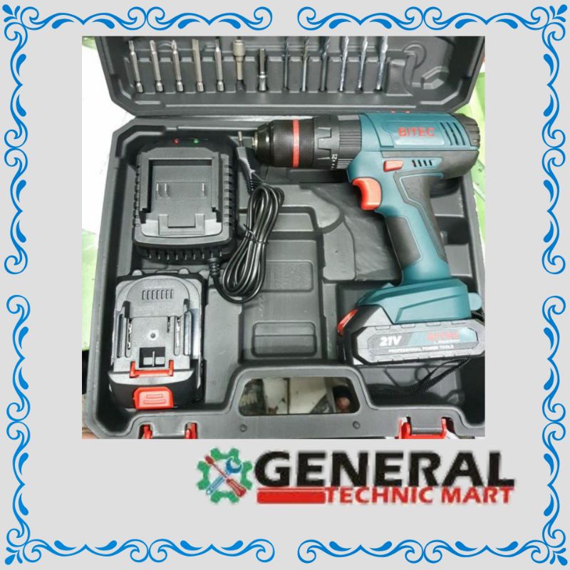 Bor Cordless BITEC BID 1321 LI Cordless Hammer Drill BID1321LI 13mm