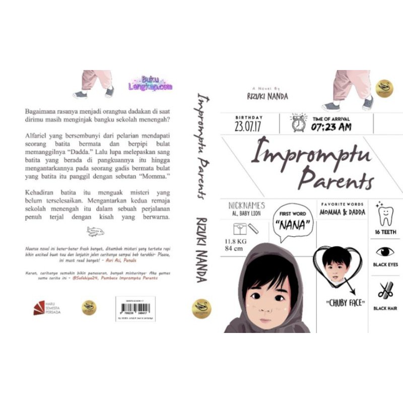 buku novel IMPROMPTU PARENTS - izuki Nanda original
