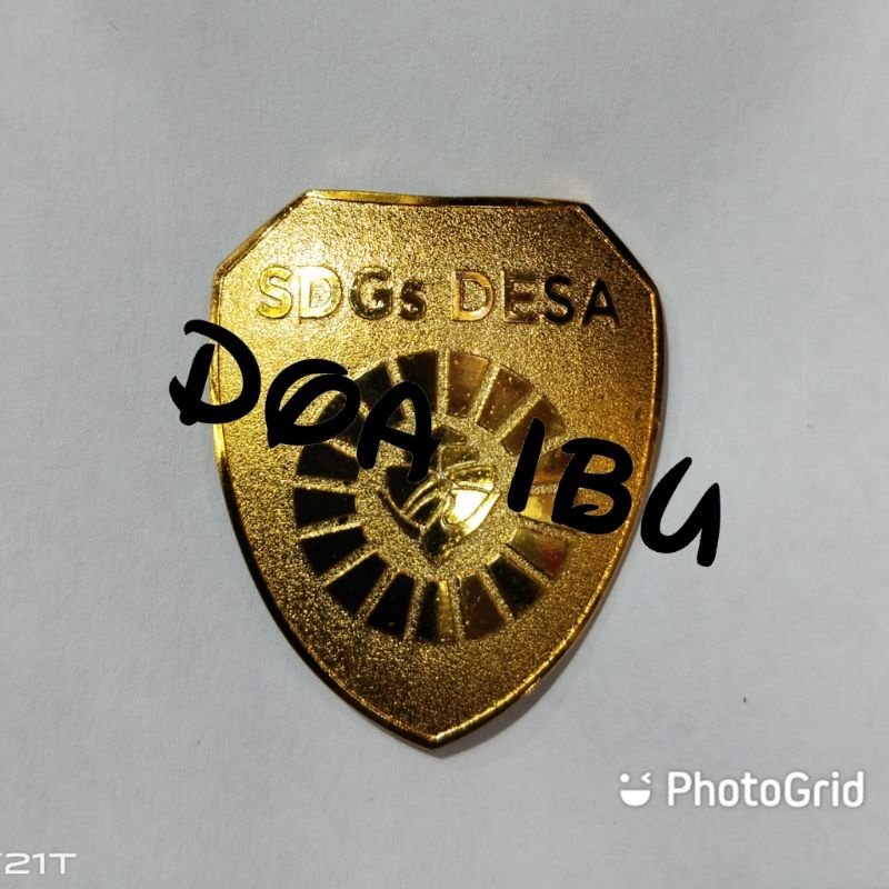 

best seller pin SDGs DESA-magnet ready stock