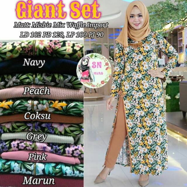 Giant Set (long tunik + celana)