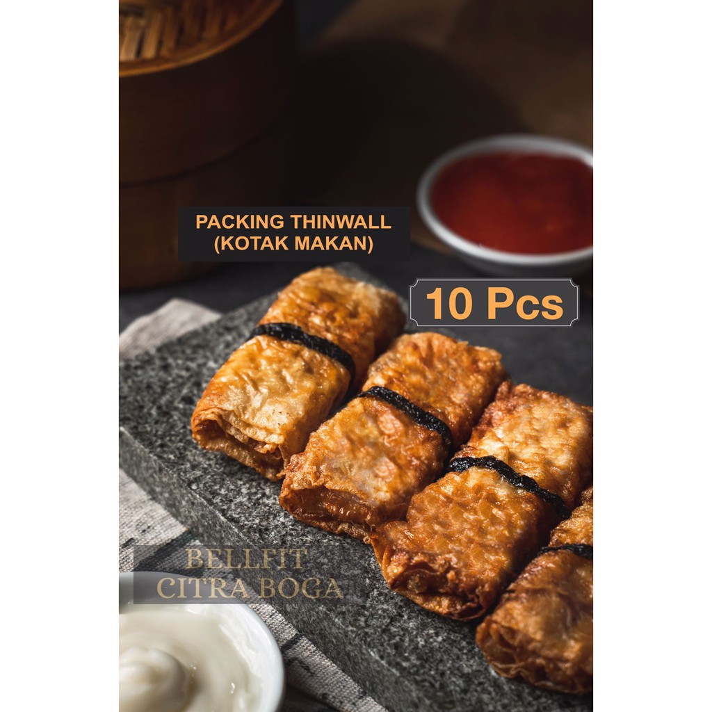 

FROZEN DIMSUM LUMPIA KULIT TAHU HALAL 10 Pcs