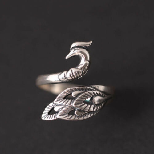 Cincin Sterling Silver 925 Model Burung Phoenix Untuk Wanita Jza036