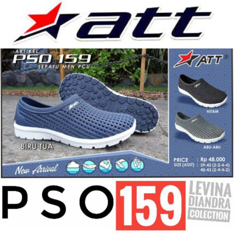 SEPATU KARET PRIA LUBANG ATT PSO159 SIZE:39-44