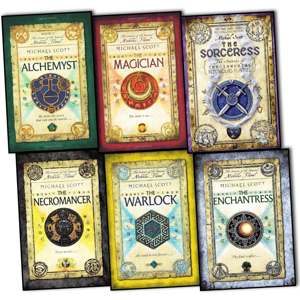 Michael Scott The Secrets Of The Immortal Nicholas Flamel 6 Books Collection