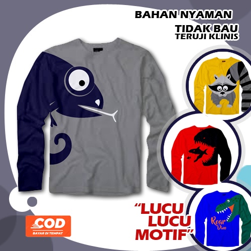 BAJU KAOS ANAK LAKI LAKI LENGAN PANJANG 2 3 4 5 6 7 8 9 10 12 TH PAKAIAN KAOS ANAK COWOK TANGGUNG IM