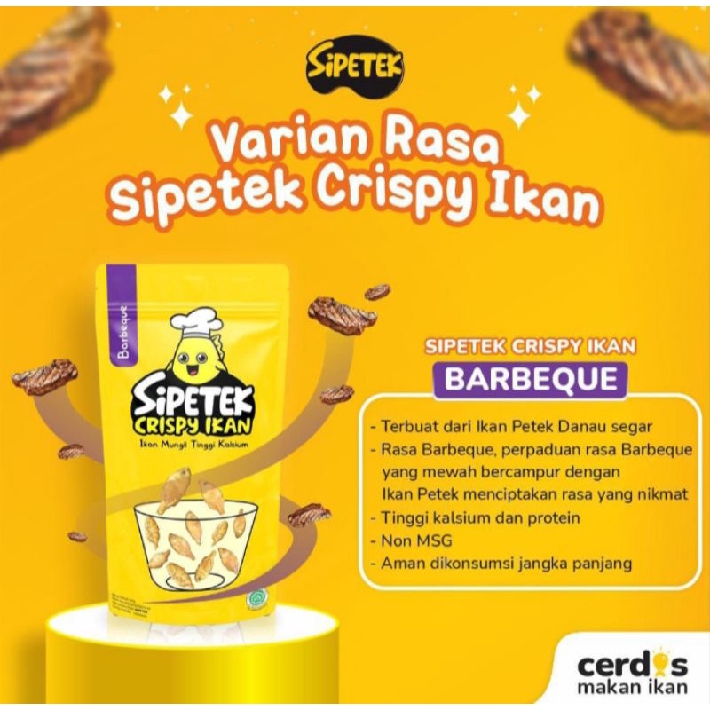 

SIPETEK CRISPY IKAN BARBEQUE MAKANAN PRASTIK