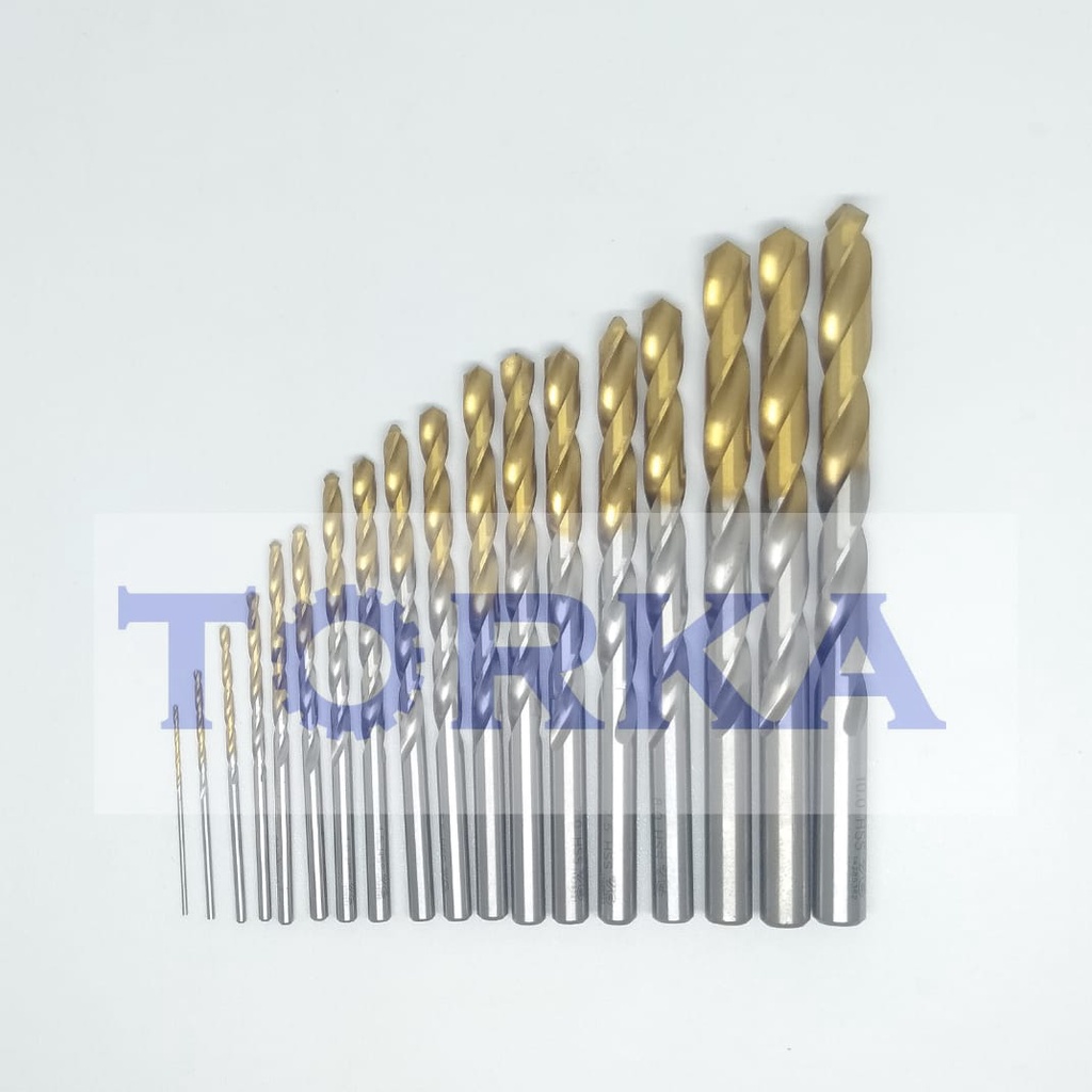 Mata bor besi YG1 satuan mata bor besi stainless steel dan kayu