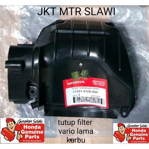 Tutup Filter Vario Cw Vario Techno 110 Lama Vario Karbu Ori Honda Ahm 17231 Kvb 900