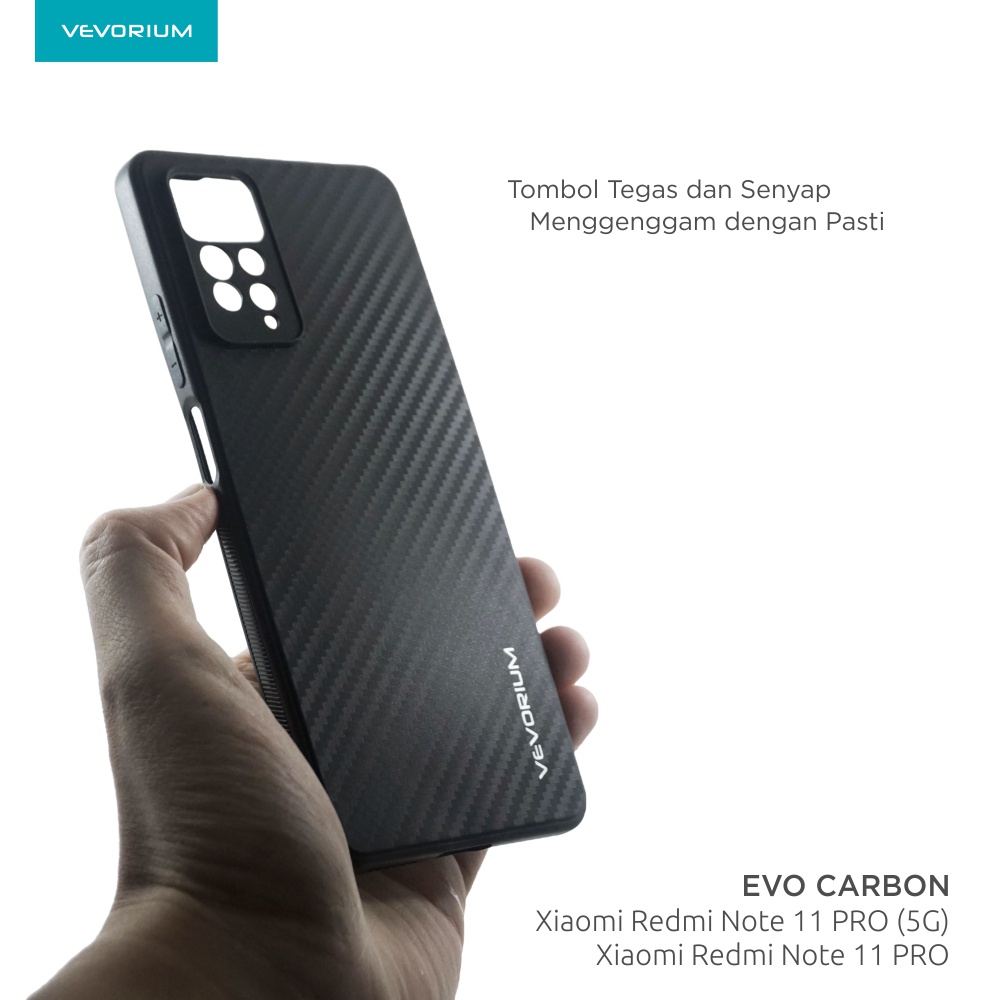 VEVORIUM EVO CARBON Xiaomi Redmi Note 11 PRO 5G 11 PRO 4G Note 11 4G Soft Case