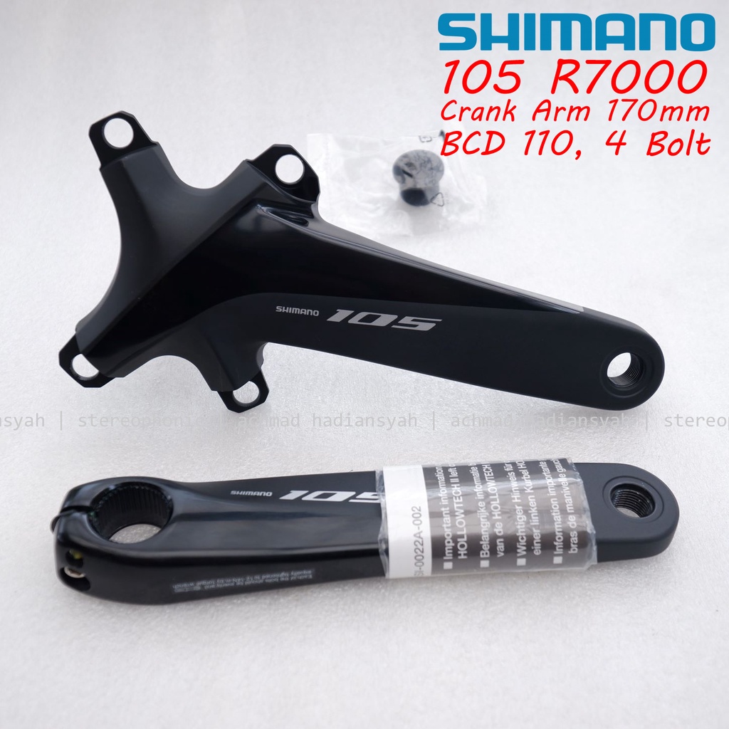 NEW Crank Arm ONLY.. Crank SHIMANO 105 FC-R7000 Arm 170mm BCD110 4 Bolt Acymetris Crank 105 Crank R7