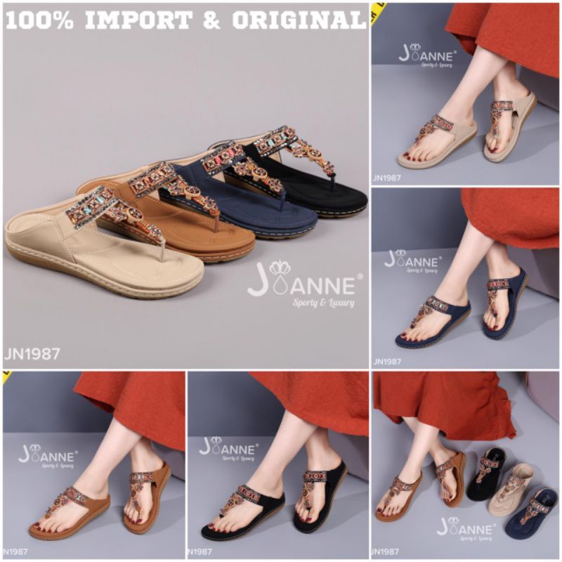 RESTOCK!! [ORIGINAL] JOANNE Sandals Shoes Sepatu Wanita #JN1987