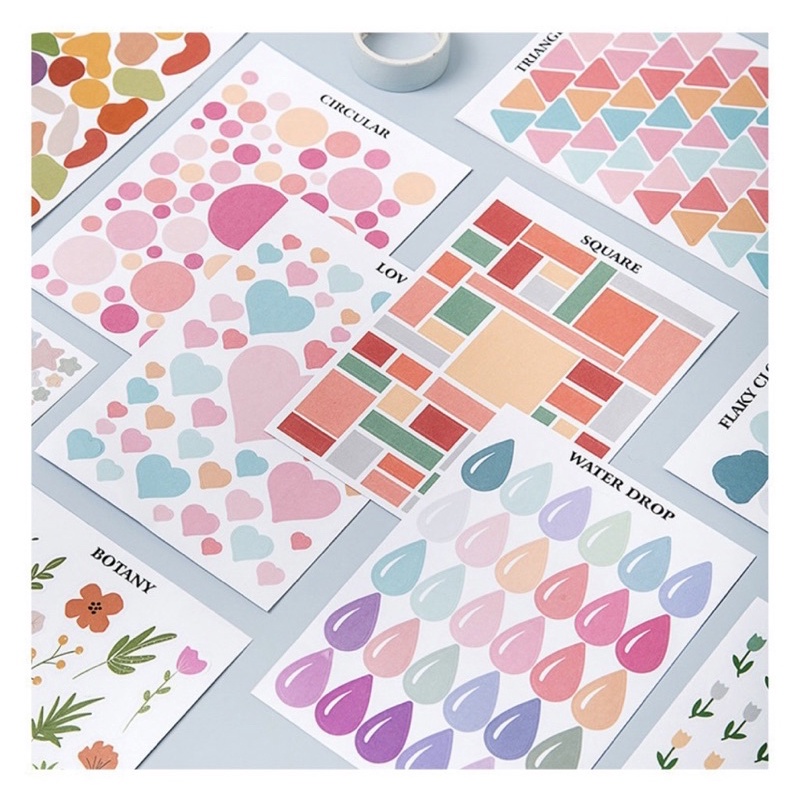 

Sticker Colorful Shape