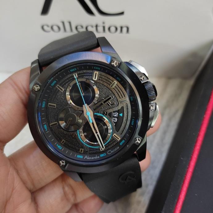 Jam Tangan Pria Original Alexandre Christie Ac 9602 Mc St Solid Mimumi.S