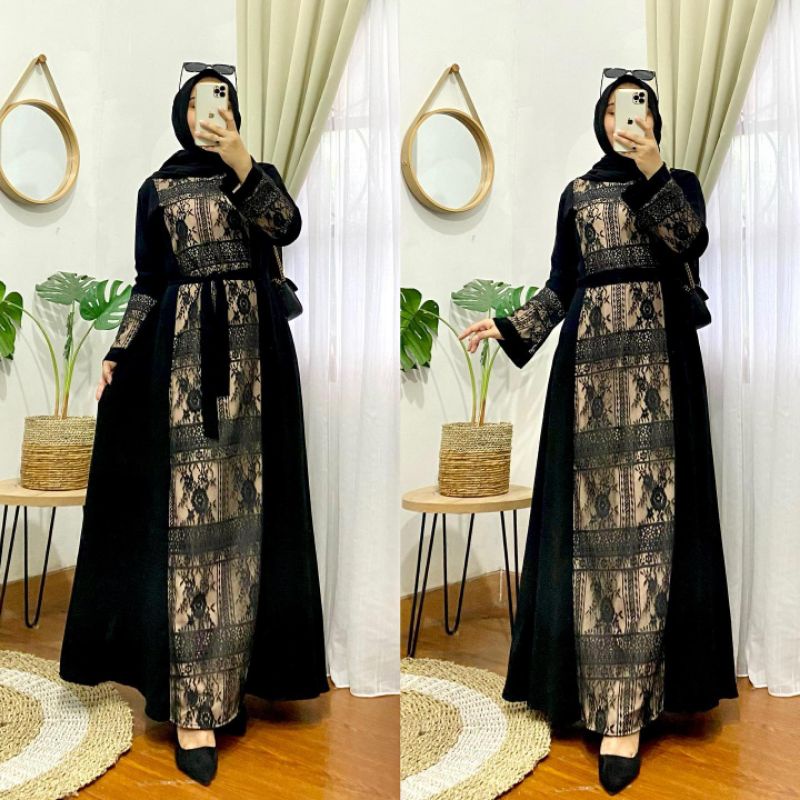 KHALILA ABAYA | REFERENSI ZAIN GAMIS NEW LUSY ABAYA NEWLUSY MADINAH JAVINA