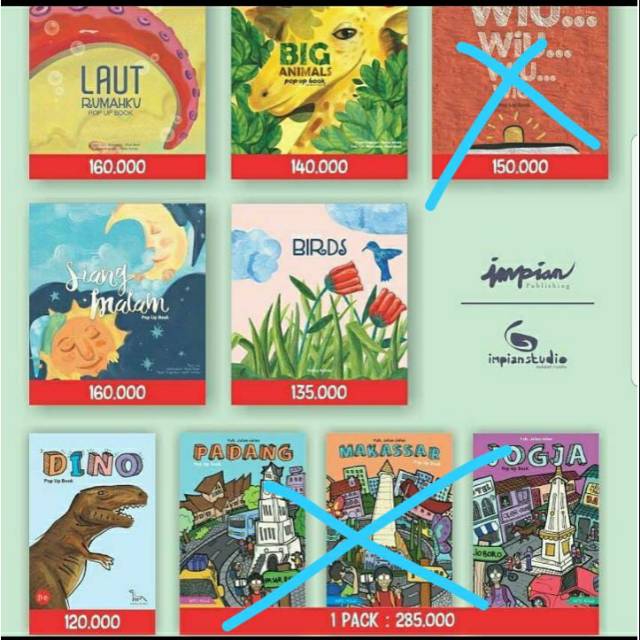 Pop up book indonesia