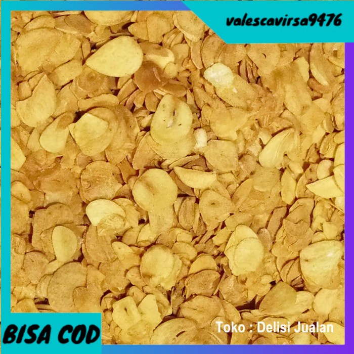 

⭐BISA COD⭐ Bawang Putih Goreng DELISI toples 125 gr - Halal - Fried Garlic