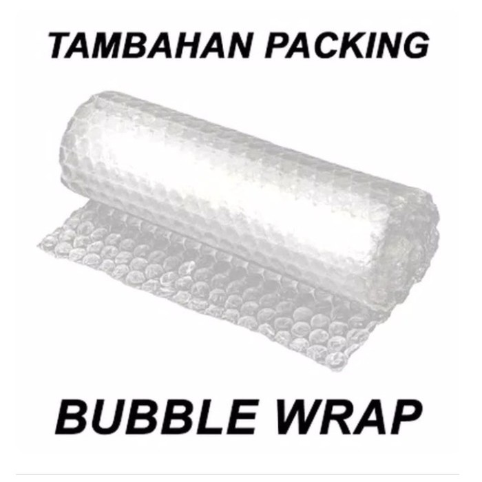 

TAMBAHAN PACKING BUBBLE WRAP untuk keamanan pengiriman